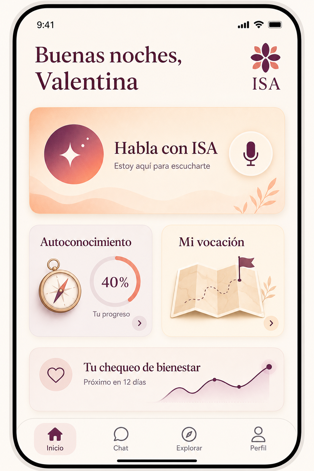 Inicio ISA: acompañar, autoconocimiento y bienestar en verde